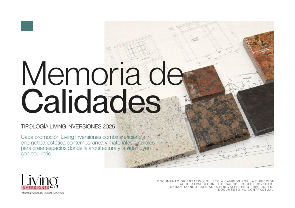 Memoria de Calidades Living Jávaea