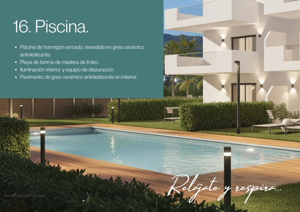 Piscina Memoria de Calidades