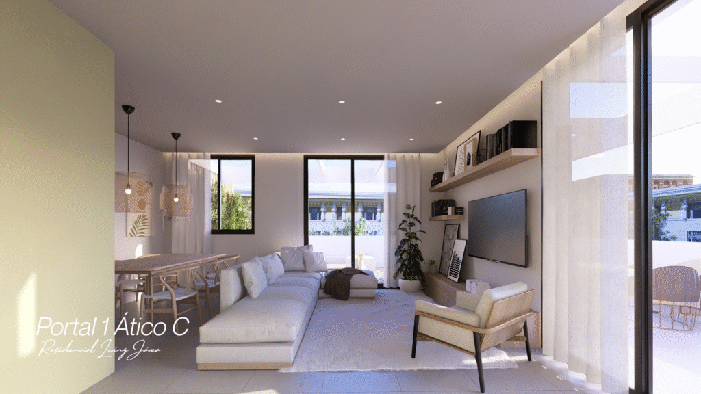 Portal 1 Ático C Salón-Comedor