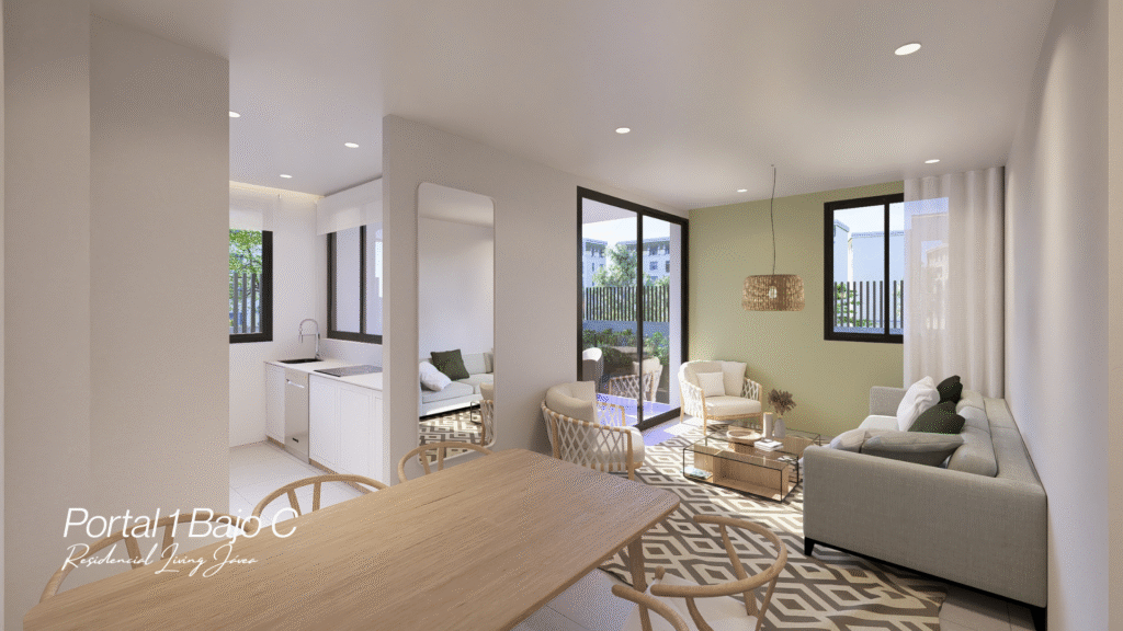 Portal 1 Bajo C Salón-comedor