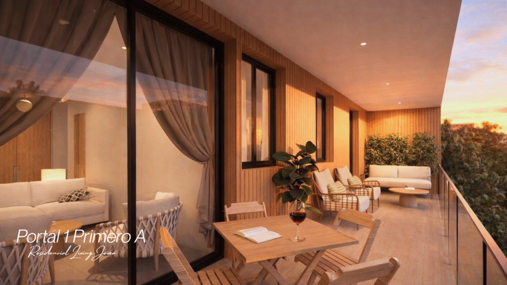Portal 1 Primero A Terraza atardecer